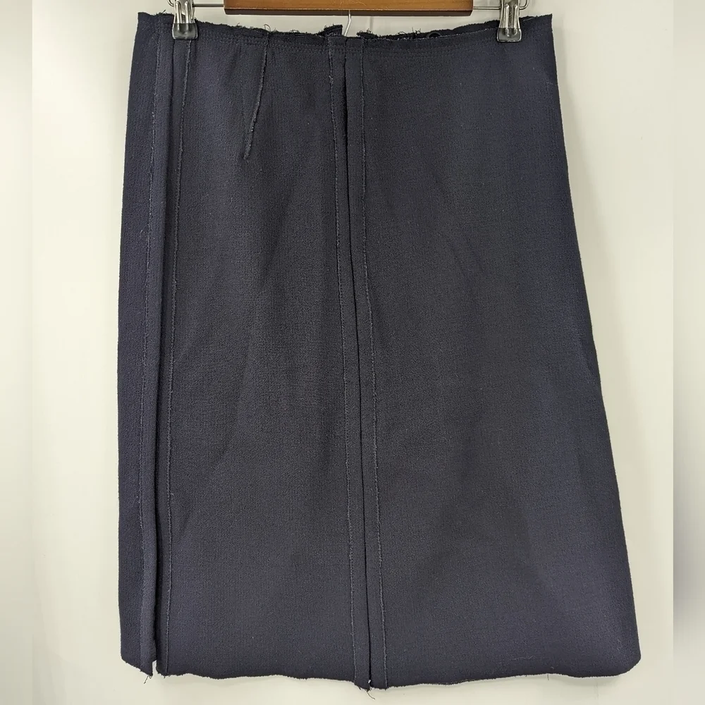PRADA Aline Raw Hem Skirt